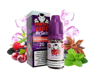 E-liquid Salt VAMPIREVAPE 20mg BLOOD SUKKA (lesní plody, třešeň a citrus) 10ml