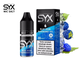 E-liquid Salt SYX 20mg BLUE SOUR RASPBERRY ICE (ledová modrá malina) 10ml