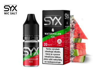 E-liquid Salt SYX 20mg WATERMELON ICE (ledový meloun) 10ml