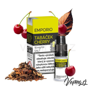 Emporio Salt Tabáček Cherry (Tabák s Třešní) 16mg 10ml