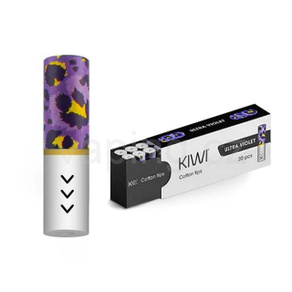 Náhradní filtry pro e-cigarety KIWI (Ultra Violet) 20ks