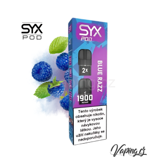 SYX POD 2x cartridge - BLUE RAZZ (modrá malina) 16,5mg