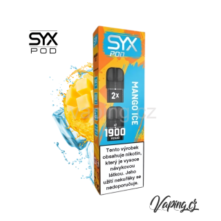 SYX POD 2x cartridge - MANGO ICE (ledové mango) 16,5mg