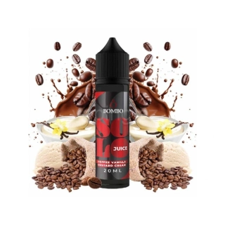 BOMBO Solo Juice aroma COFFEE VANILLA CUSTARD CREAM (káva s vanilkovým krémem) 60/15ml