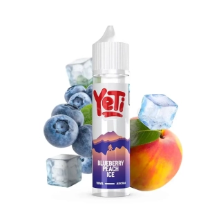 Příchuť Yeti Summit Series BLUEBERRY PEACH ICE ICE (ledová borůvka a broskev) 60/10ml
