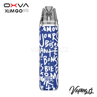 E-cigareta OXVA Xlim GO Graffiti Blue (grafity modrá) 1000mAh
