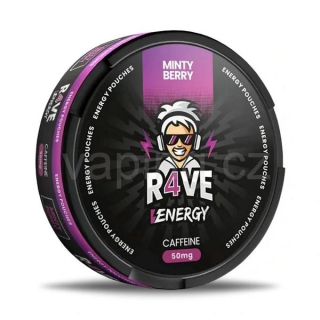 R4VE ENERGY kofeinové sáčky MINTY BERRY (50mg)