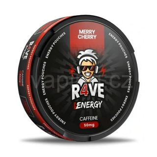R4VE ENERGY kofeinové sáčky MERRY CHERRY (50mg)