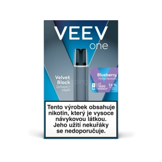 VEEV ONE zařízení +náplň (Velvet Black / Blueberry) 18mg