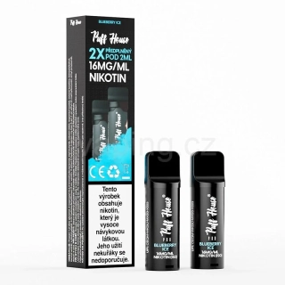 Puff House 2x přednaplněný pod - BLUEBERRY ICE 16mg