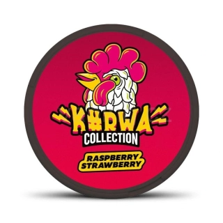 Kurwa nikotinové sáčky - RASPBERRY STRAWBERRY (malina a jahoda) strong edition 15mg/g