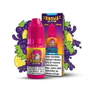Kurwa Salt e-liquid GRAPE DRINK LEMONADE (hroznová limonáda s citrónem) 20mg