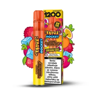 Reymont Kurwa Rocket 1200 LYCHEE PASSION FRUIT ORANGE ICE 20mg