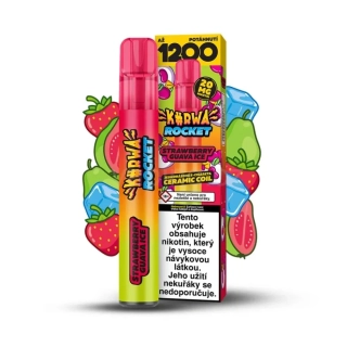 Reymont Kurwa Rocket 1200 STRAWBERRY GUAVA ICE 20mg
