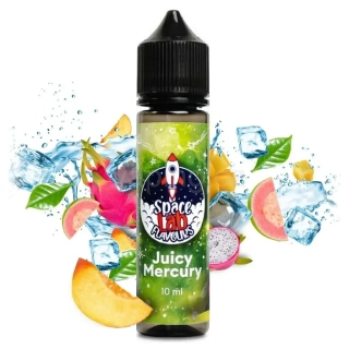 Space Lab Flavours aroma JUICY MERCURY (chladivé mango, broskev, dračí ovoce a guava) 60/10ml