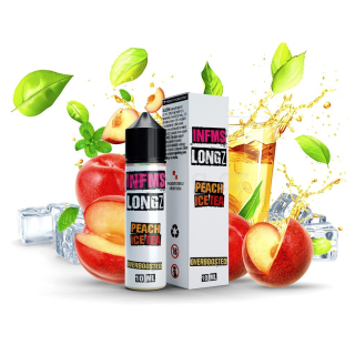 Příchuť Infamous LONGZ - PEACH ICE TEA (Chladivý broskvový čaj) 60/10ml