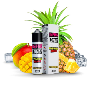 Příchuť Infamous LONGZ - PINEAPPLE MANGO (Osvěžující mango a ananas) 60/10ml