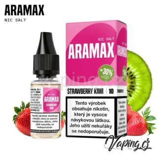 ARAMAX Salt Nic - STRAWBERRY KIWI 10ml (jahoda a kiwi) 10mg