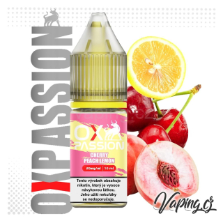 OXVA Ox Passion - CHERRY PEACH LEMON 10ml (třešeň, broskev a citrón) 20mg