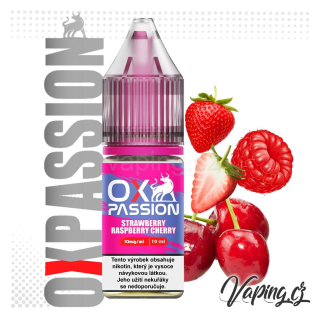 OXVA Ox Passion - STRAWBERRY RASPBERRY CHERRY 10ml (jahoda, malina a třešeň) 10mg