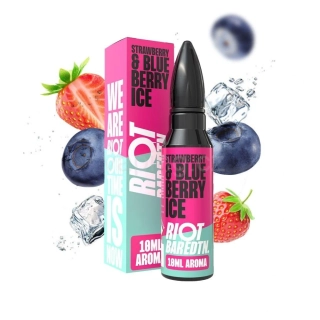 Riot Bar EDTN aroma S&V: Strawberry & Blueberry Ice (ledová jahoda a borůvka) 10ml
