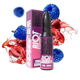 Riot Bar EDTN aroma S&V: Blue Cherry Burst (modrá tříšť s třešní) 10ml
