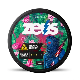 ZEUS nikotinové sáčky - TROPIC BURST (tropické ovoce) strong edition 16,5mg/g