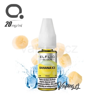 ELFLIQ Salt BANANA ICE 20mg (ledový banán) 10ml