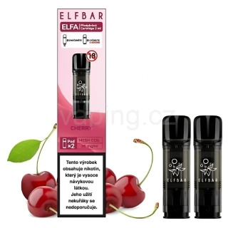 ELFA Elfbar POD 2x cartridge - CHERRY (třešeň) 20mg 