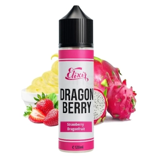 Příchuť Infamous Elixir DRAGON BERRY (pitaya, pudink a jahody) 10ml