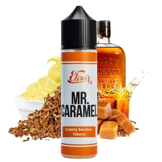 Příchuť Infamous Elixir MR. CARAMEL (tabák, pudink, karamel a bourbon) 10ml