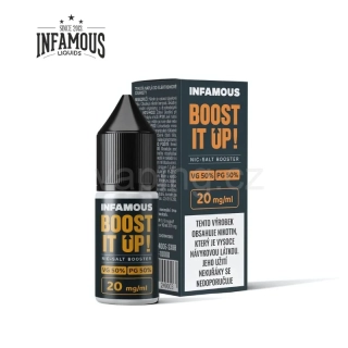 Infamous SALT MTL Booster (50VG/50PG) 10ml / 20mg