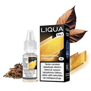 Liqua Salt TRADITIONAL TOBACCO (tradiční tabáková směs) 10mg/10ml