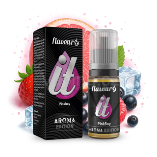 Flavourit Aroma PINKBOY (chladivé jahody, maliny a grep) 10ml