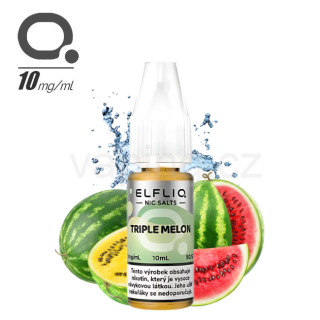 ELFLIQ Salt TRIPLE MELON 10mg (mix sladkých melounů) 10ml
