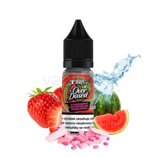 Dr.Vapes Overdosed Salt STRAWBERRY WATERMELON BUBBLEGUM 20mg (jahodovo-melounová žvýkačka) 10ml