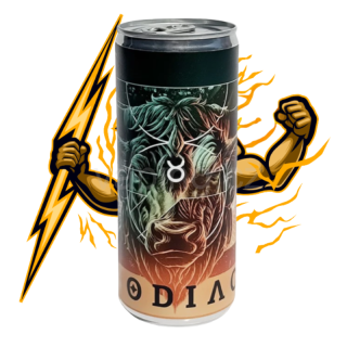 Zeus Zodiac Energy Drink OXYS (kyselý pomeranč a citrón) 330ml 