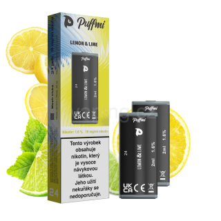 PUFFMI POD 2x cartridge - LEMON LIME (citrón & limetka) 18mg