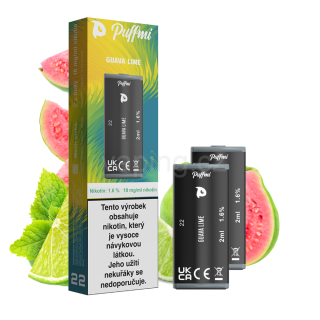 PUFFMI POD 2x cartridge - GUAVA LIME (kvajáva & limetka) 18mg