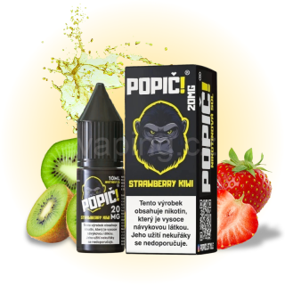 POPIČ! Salt STRAWBERRY KIWI 20mg (jahoda & kiwi) 10ml