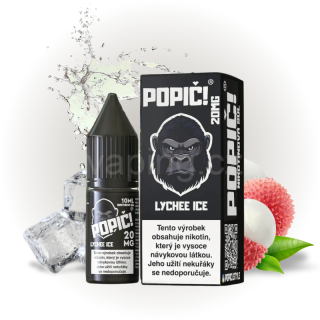 POPIČ! Salt LYCHEE ICE 20mg (ledové liči) 10ml