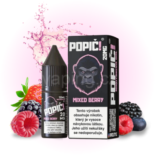 POPIČ! Salt MIXED BERRY 20mg (mix bobulí) 10ml