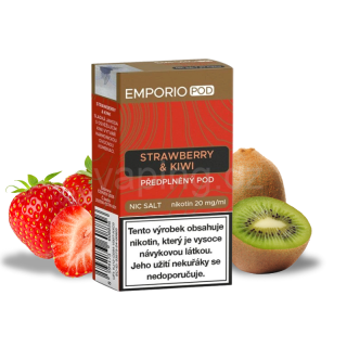Emporio přednaplněný POD - Strawberry & Kiwi (jahoda & kiwi) 20 mg