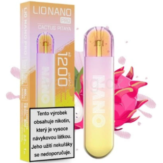 LIO NANO PRO jednorázová e-cigareta CACTUS PITAYA (kaktus & drači ovoce) 16mg