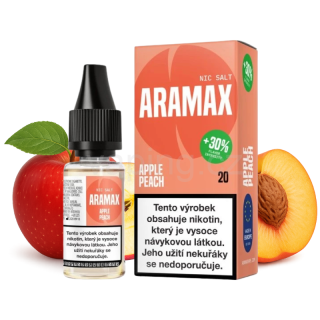 ARAMAX Salt Nic - 10ml APPLE PEACH (jablko a broskev) 20mg