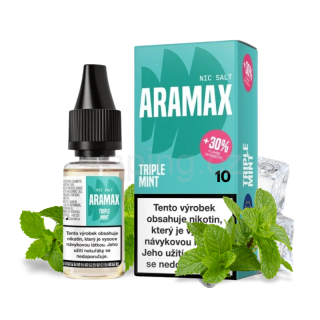 ARAMAX Salt Nic - TRIPLE MINT 10ml (trojitá máta) 10mg