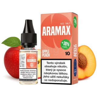 ARAMAX Salt Nic - APPLE PEACH 10ml (jablko a broskev) 10mg