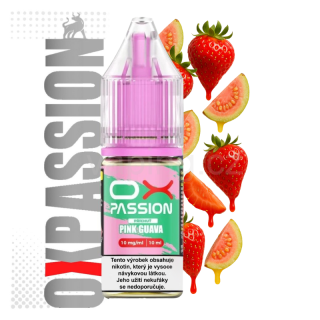 OXVA Ox Passion - PINK GUAVA 10ml (jahoda a guava) 10mg