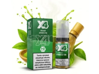 X4 Salt e-liquid - JAPANESE TEA 10ml (bylinný japonský čaj) 20mg