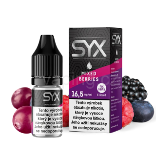 E-liquid Salt SYX 16,5mg MIXED BERRIES (mix bobulí) 10ml
